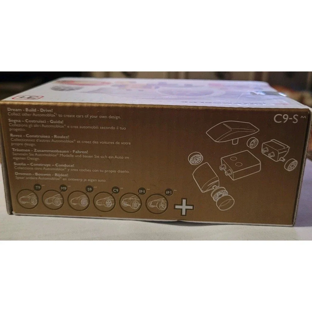 Automoblox Mini C9-S Berlinetta 8383 White New Calello Wood Car Toy 55107 BE